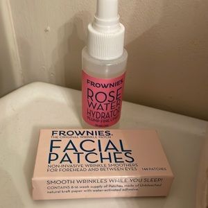 Frownies facial patches - and rose water hydration spray!